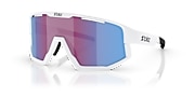 Sunglasses Bliz Fusion S (0-133) with Rose/Violet Mirror Blue lens and Matte White frame - Variant link