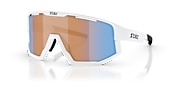 Sunglasses Bliz Fusion Small XXS (0-125) with Coral/Orange Mirror Blue lens and Matte White frame - Variant link