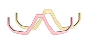 Eyewear Accessories Powder Pink/Pastel Yellow Bliz Fusion/Matrix Jawbone - Variant link
