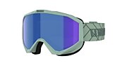 Goggles Bliz Liner L (0-00) with Brown Blue lens and Matte Green With Dark Green Logo frame - Variant link