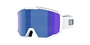 Goggles Bliz Spark L (0-00) with Smoke/Blue lens and White frame - Variant link