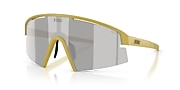 Sunglasses Bliz P006 XL (0-140) con Smoke/Silver Mirror lente y Verde ámbar mate montura - Enlace de variante