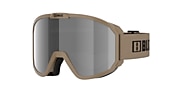 Goggles Bliz Rave L (0-00) with Smoke/Silver Mirror lens and Camo Green - Black Logo frame - Variant link