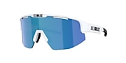 Sunglasses Bliz Matrix S (0-133) con Azul Marrón lente y Blanco montura - Enlace de variante