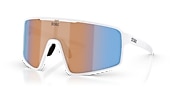 Sunglasses Bliz P001 L (0-138) with Coral/Orange Mirror Blue lens and Matte White frame - Variant link