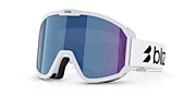 Goggles Bliz Rave L (0-00) con Brown/Blue Multicolor lente y Blanco Mate montura - Enlace de variante