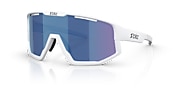Sunglasses Bliz Fusion S (0-133) with Smoke/Blue Multicolor lens and Matte White frame - Variant link