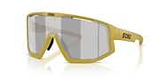 Sunglasses Bliz Fusion S (0-133) with Smoke/Silver Mirror lens and Matte Amber Green frame - Variant link
