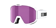 Goggles Bliz Rave Jr S (0-00) with Brown Pink lens and Matte White With Black Logo frame - Variant link