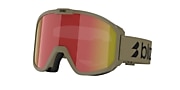 Goggles Bliz Rave L (0-00) with Brown/Red Multicolor lens and Matte Camo Green frame - Variant link