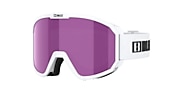 Goggles Bliz Rave L (0-00) with Brown Pink lens and Matte White With Black Logo frame - Variant link