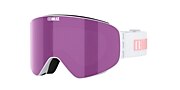 Goggles Bliz Flow L (0-00) with Brown Pink lens and Matte White frame - Variant link