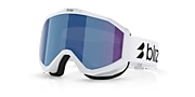 Goggles Bliz Liner L (0-00) with Brown/Blue Multicolor lens and Matte White frame - Variant link