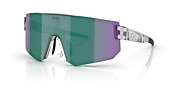 Lunettes de soleil Bliz P005 XXL (0-139) avec Multicolore Vert/Vert verre et Noir Cristal monture - Lien de variante