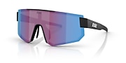 Lunettes de soleil Bliz P005 XXL (0-139) avec Nano Optics Multicolore Violet/Bleu verre et Noir mat monture - Lien de variante