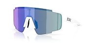 Sunglasses Bliz P003 L (0-132) con Humo/azul multicolor lente y Blanco Mate montura - Enlace de variante