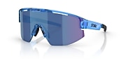 Sunglasses Bliz Matrix S (0-133) con Humo/azul multicolor lente y Azul Transparente montura - Enlace de variante