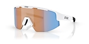 Sunglasses Bliz Matrix S (0-133) with Korall/orange spegel blå lens and Matt vit frame - Variant link