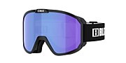 Goggles Bliz Rave L (0-00) with Light Orange/Blue lens and Black - White Logo frame - Variant link