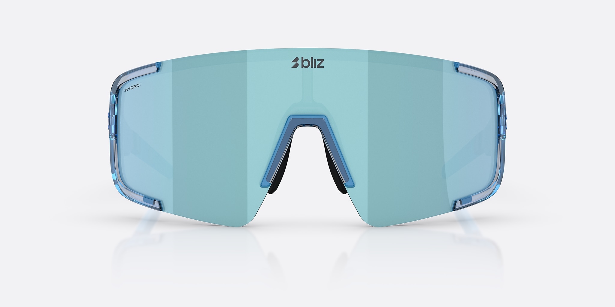 Sunglasses Bliz P003 L (0-136) with Ice Blue lens and Transparent Blue frame Image 2 of 5 Sunglasses Bliz P003 L (0-136) with Ice Blue lens and Transparent Blue frame Image 2 of 5