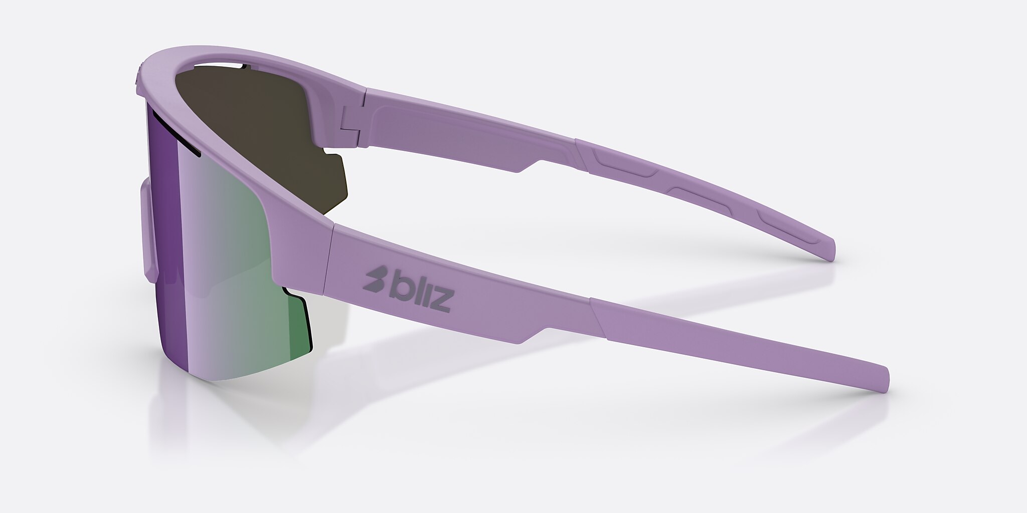 Sunglasses Bliz Matrix S (0-133) with Brown Mirror Purple lens and Matte Purple frame Image 3 of 6