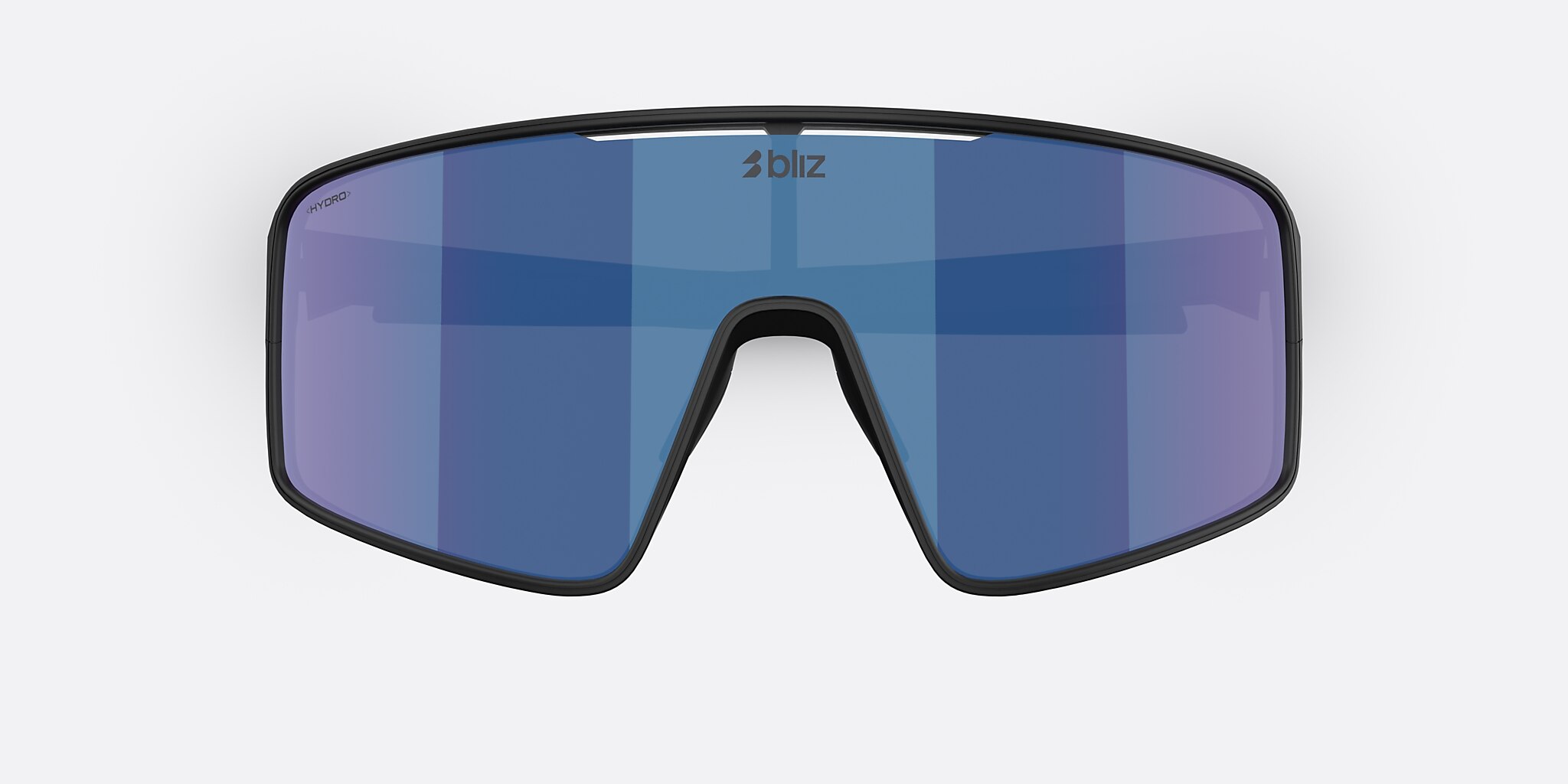 Sunglasses Bliz P001 L (0-138) with Smoke/Blue Multicolor lens and Matte Black frame Image 5 of 6