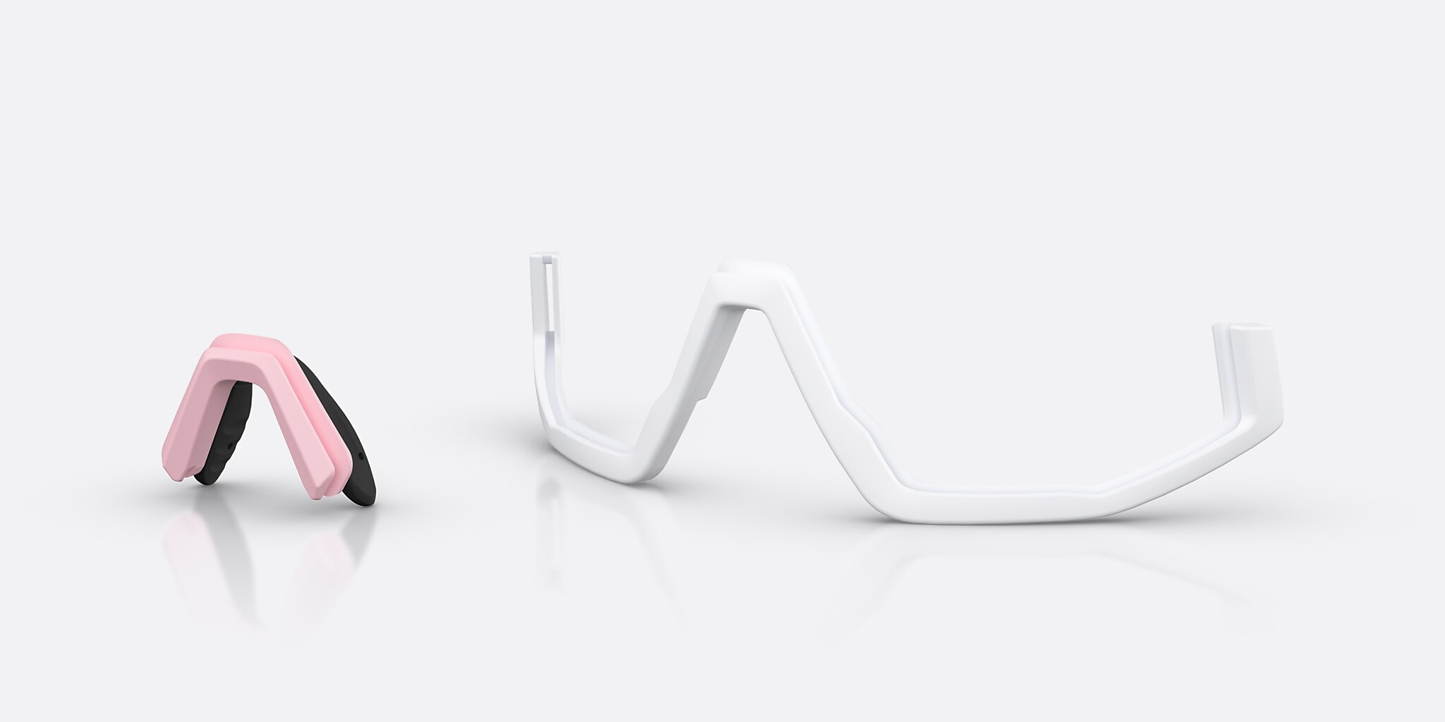 Sunglasses Bliz Fusion S (0-133) with Brown/Rose Multicolor lens and Matte Powder Pink frame Image 6 of 7