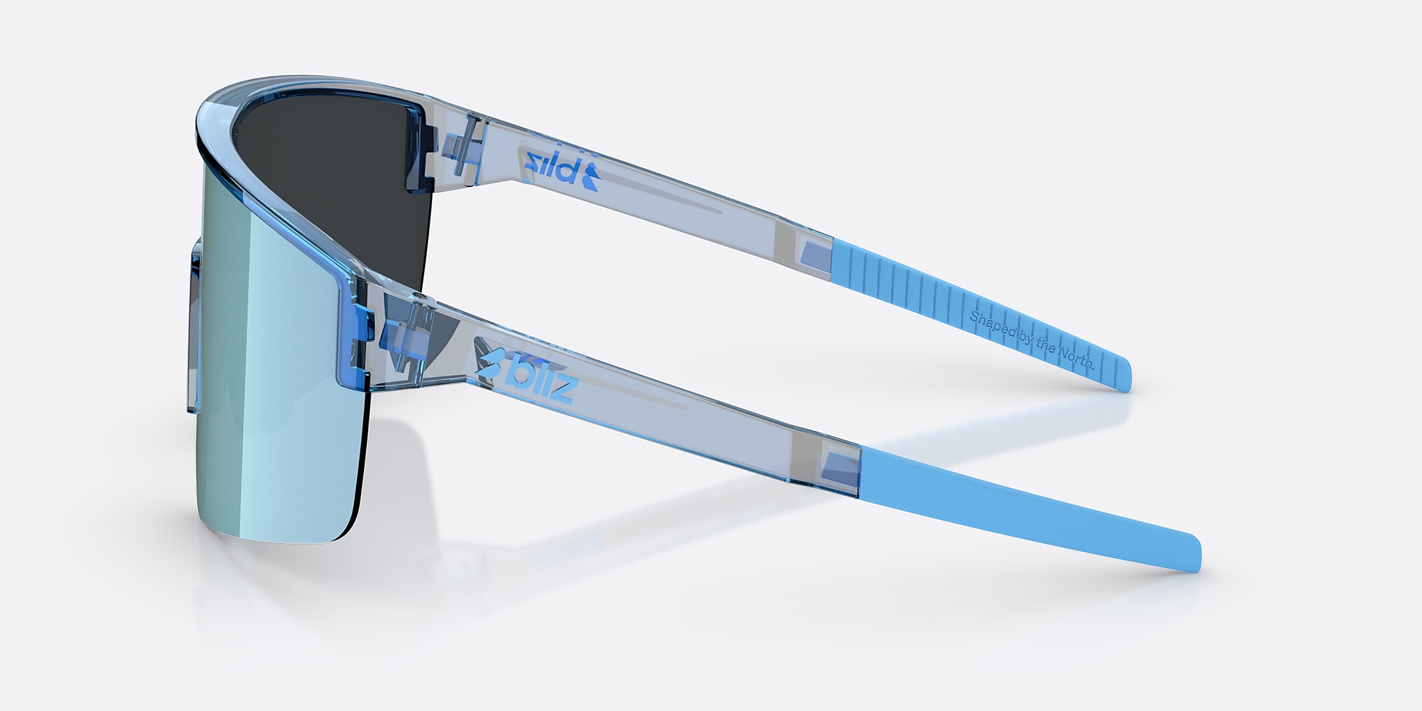 Sunglasses Bliz P004 L (0-137) with Ice Blue lens and Blau transparent frame Image 4 of 6 Sunglasses Bliz P004 L (0-137) with Ice Blue lens and Blau transparent frame Image 4 of 6