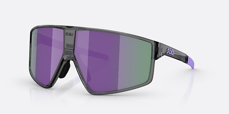 Sunglasses Bliz P002 L (69-09) with Purple lens and Crystal Black frame Image 1 of 5 Sunglasses Bliz P002 L (69-09) with Purple lens and Crystal Black frame Image 1 of 5