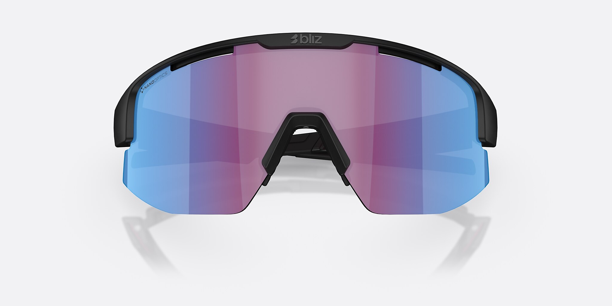 Sunglasses Bliz Matrix S (0-133) with Rose Violet Blue lens and Black frame Image 5 of 6