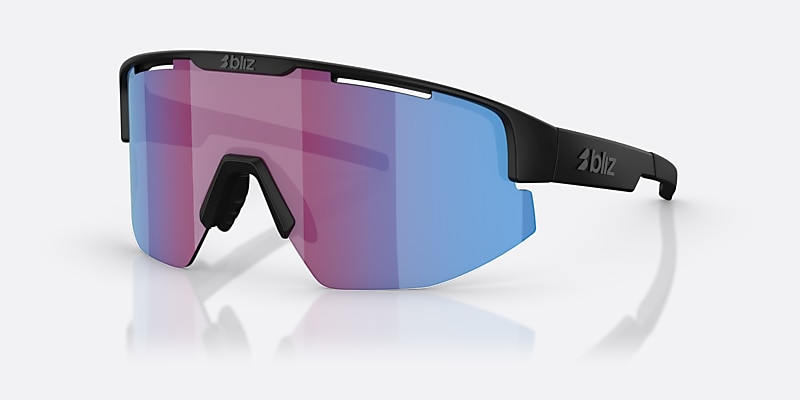 Sunglasses Bliz Matrix S (0-133) with Rose Violet Blue lens and Black frame Image 1 of 6