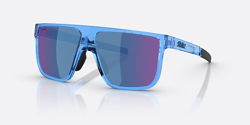 Sunglasses Bliz A003 L (58-13) with Smoke/Blue Multicolor lens and Transparent Blue frame Image 1 of 7