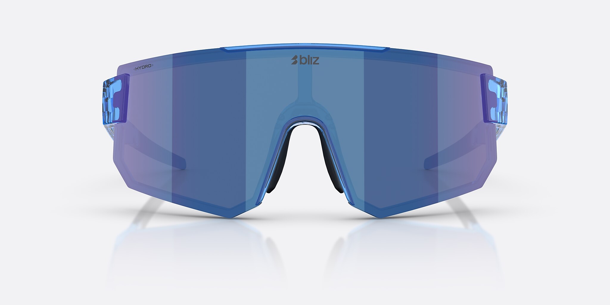 Sunglasses Bliz P005 XL (0-135) with Smoke/Blue Multicolor lens and Transparent Blue frame Image 2 of 6