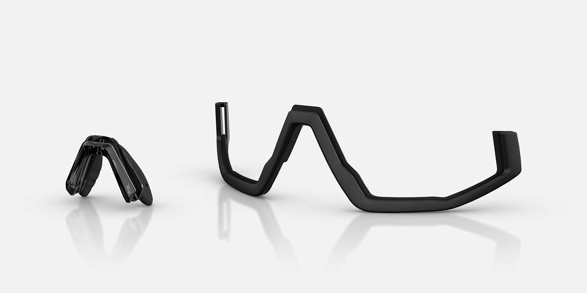 Sunglasses Bliz Fusion S (0-133) with Brown Green lens and Crystal Black frame Image 6 of 7