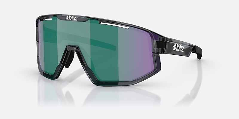 Sunglasses Bliz Fusion S (0-133) with Brown Green lens and Crystal Black frame Image 1 of 7