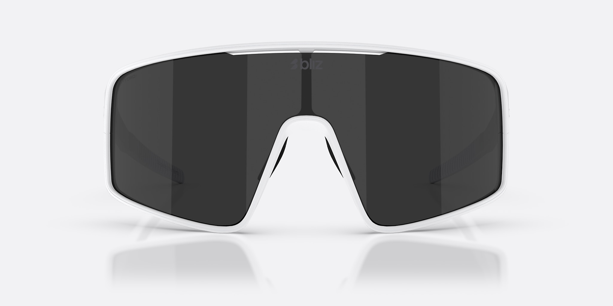 Sunglasses Bliz P001 XL (0-142) with Smoke lens and Matte White frame Image 2 of 5 Sunglasses Bliz P001 XL (0-142) with Smoke lens and Matte White frame Image 2 of 5