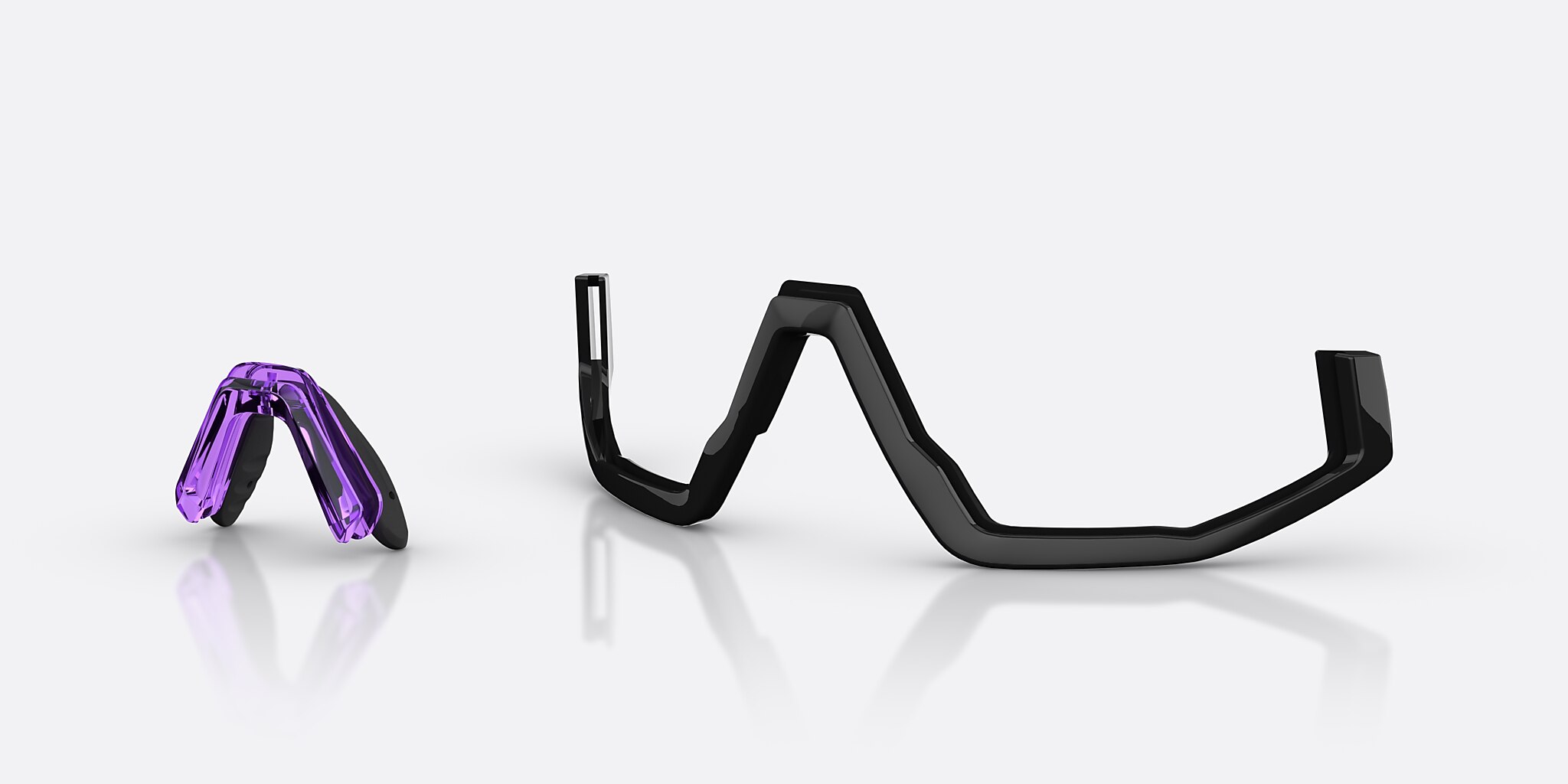 Sunglasses Bliz Fusion S (0-133) with Smoke/Purple Multicolor lens and Transparent Purple frame Image 6 of 7