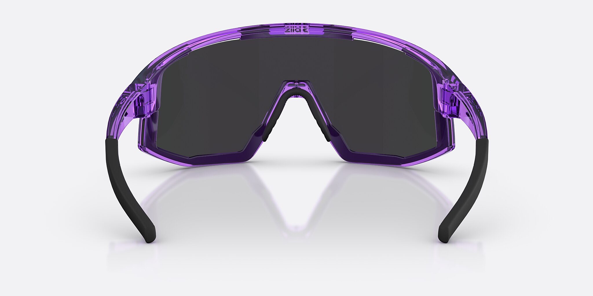 Sunglasses Bliz Fusion S (0-133) with Smoke/Purple Multicolor lens and Transparent Purple frame Image 4 of 7