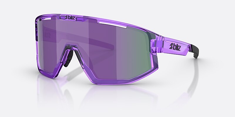 Sunglasses Bliz Fusion S (0-133) with Smoke/Purple Multicolor lens and Transparent Purple frame Image 1 of 7