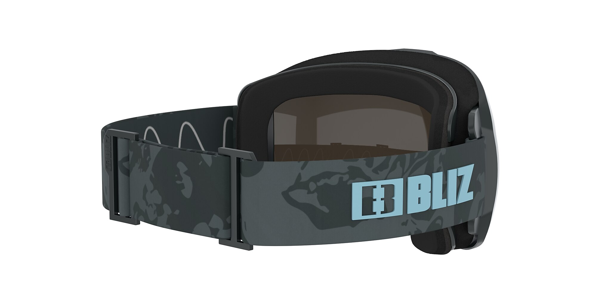 【美品】BLIZ CHARGE OTG 眼鏡使用者専用モデル ゴーグル BLIZ JAPAN / Charge OTG(Matt Black/Light orange w Blue Multi)
