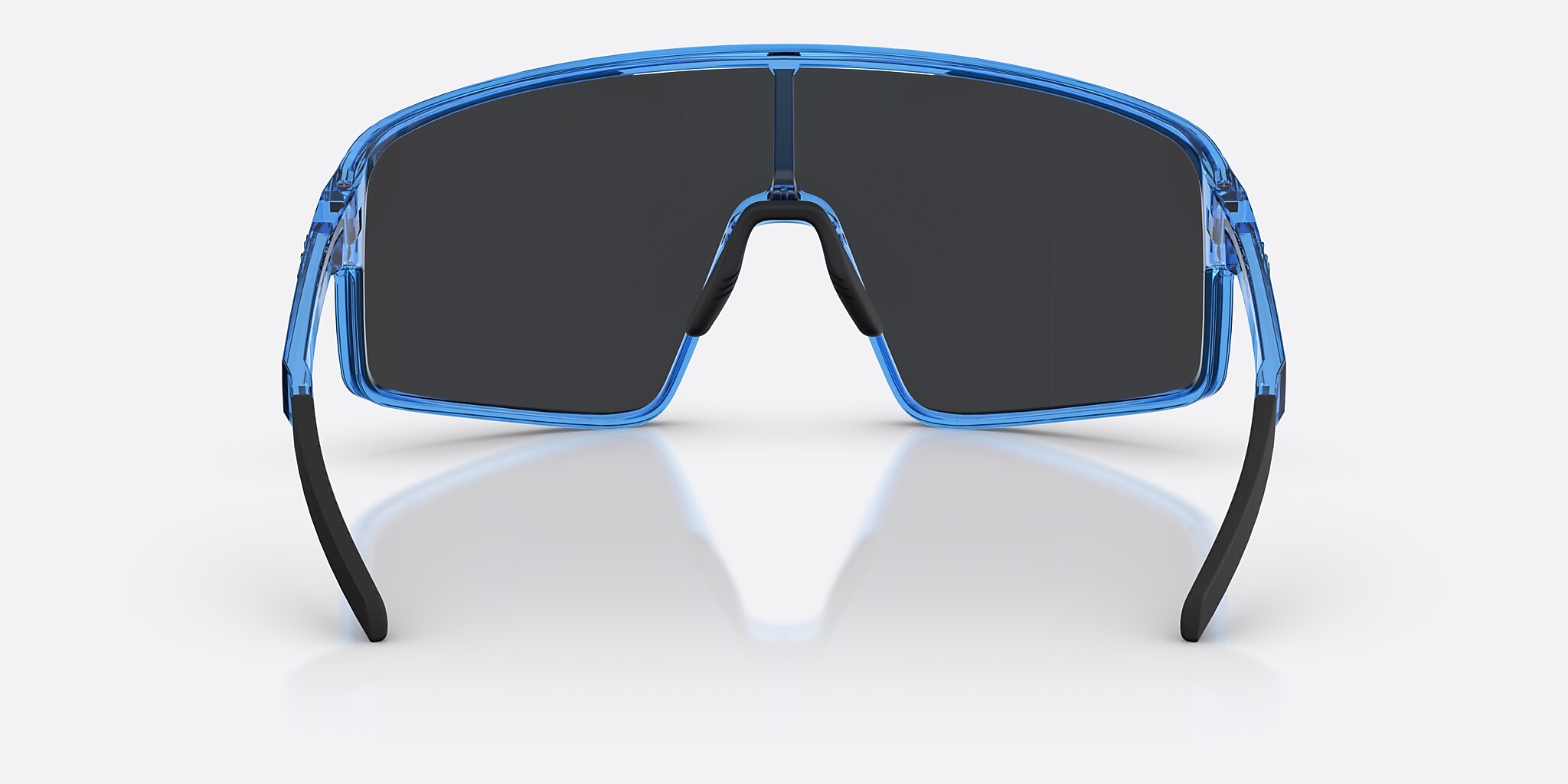 Sunglasses Bliz P001 XL (0-142) with Smoke/Blue Multicolor lens and Transparent Blue frame Image 4 of 6