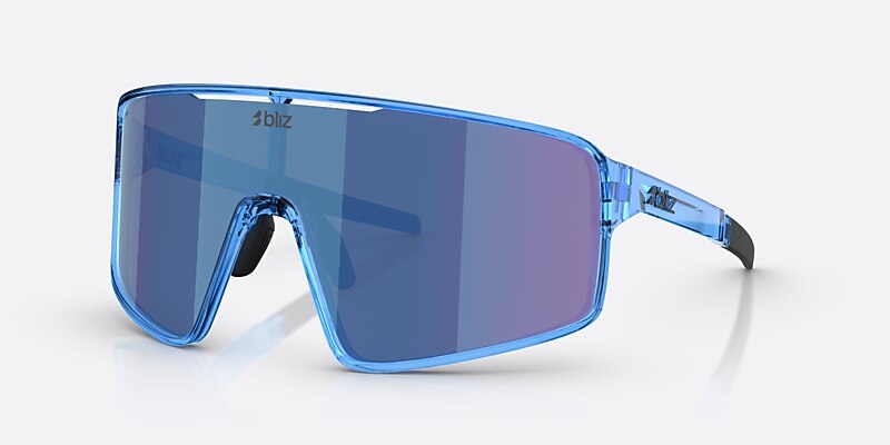Sunglasses Bliz P001 XL (0-142) with Smoke/Blue Multicolor lens and Transparent Blue frame Image 1 of 6