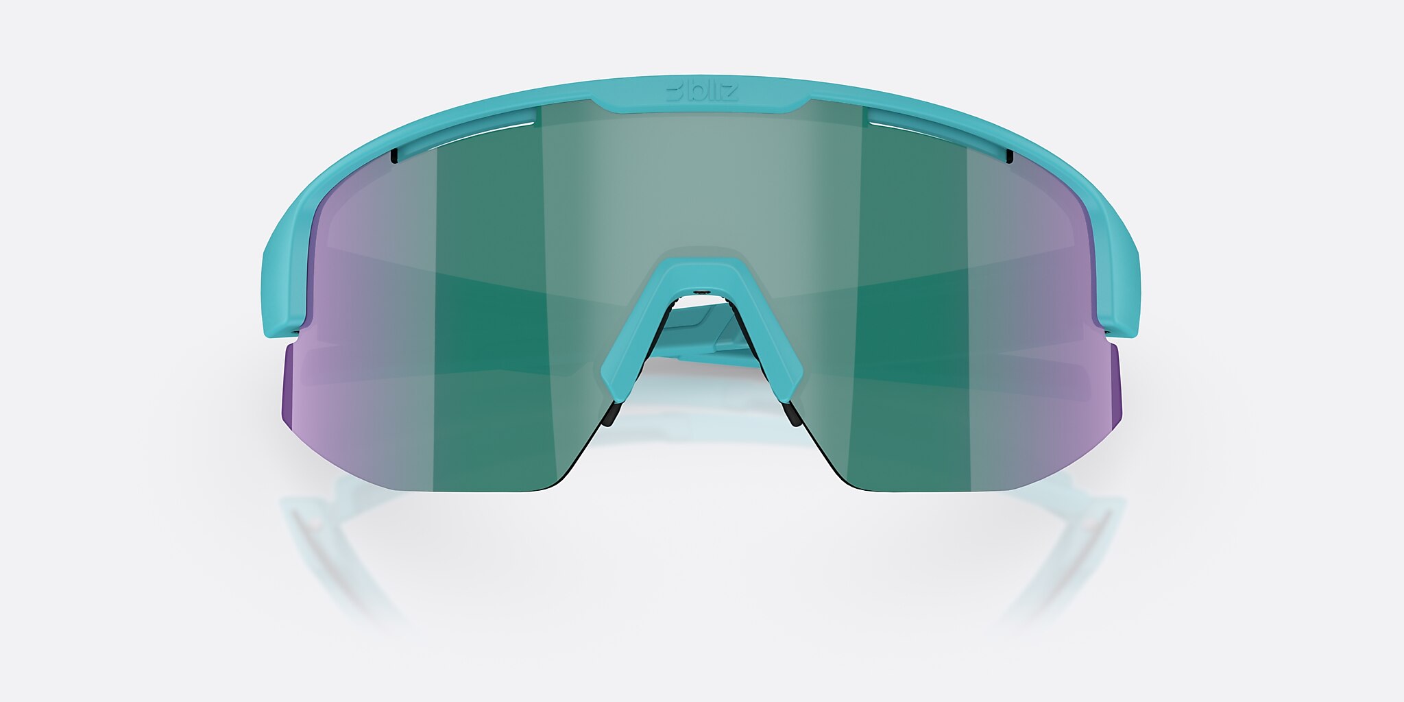 Sunglasses Bliz Matrix Small XXS (0-130) with Blue Green lens and Matte Turquoise frame Image 5 of 5