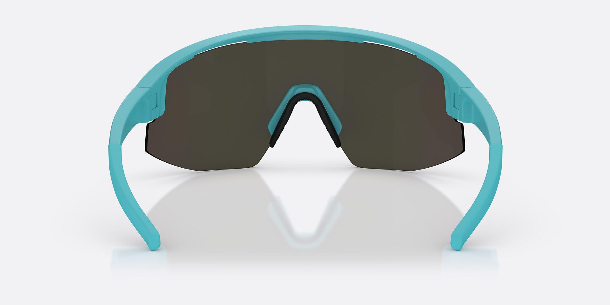 Sunglasses Bliz Matrix Small XXS (0-130) with Blue Green lens and Matte Turquoise frame Image 4 of 5