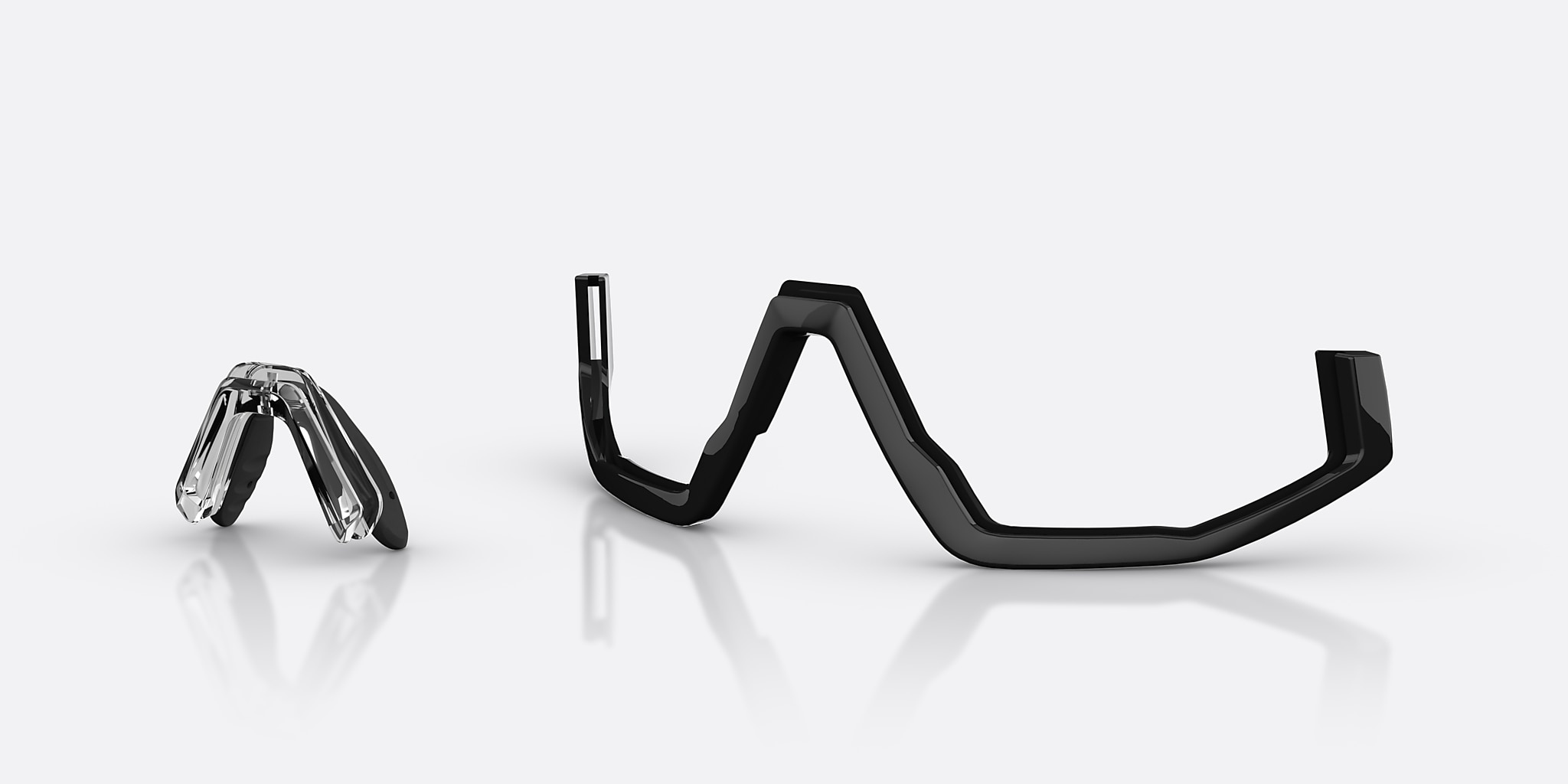 Sunglasses Bliz Fusion S (0-133) with Red lens and Transparent Dark Grey frame Image 6 of 7