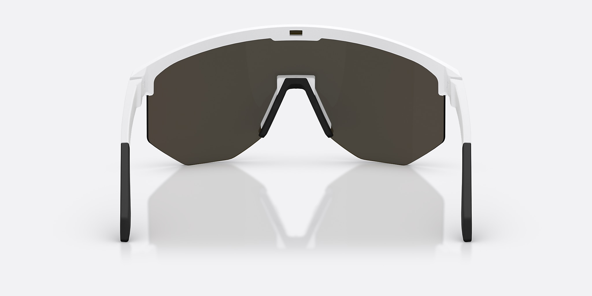 Sunglasses Bliz Hero Small L (0-129) with Brown Blue lens and White frame Image 4 of 6