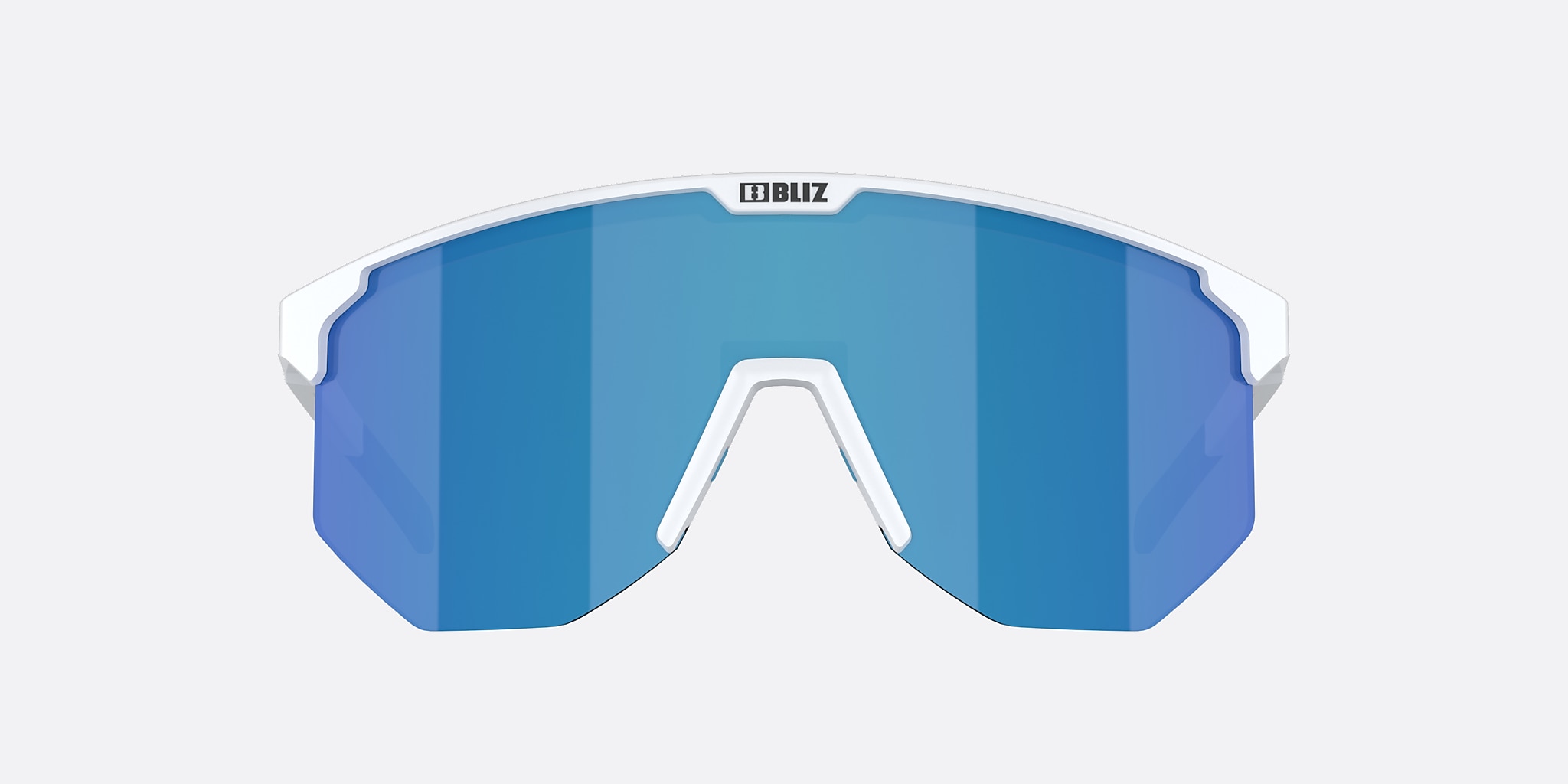 Sunglasses Bliz Hero Small L (0-129) with Braun Blau lens and Weiß frame Image 2 of 5 Sunglasses Bliz Hero Small L (0-129) with Braun Blau lens and Weiß frame Image 2 of 5