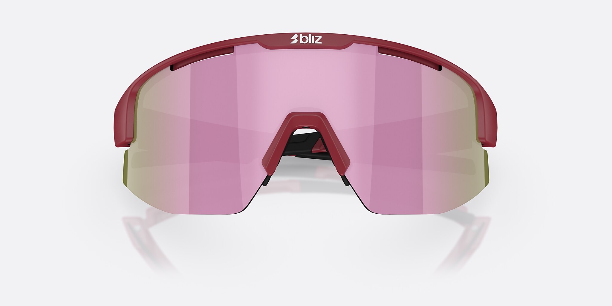 Sunglasses Bliz Matrix Small XXS (0-130) avec Marron Rose verre et Lie de vin monture Image 5 de 7