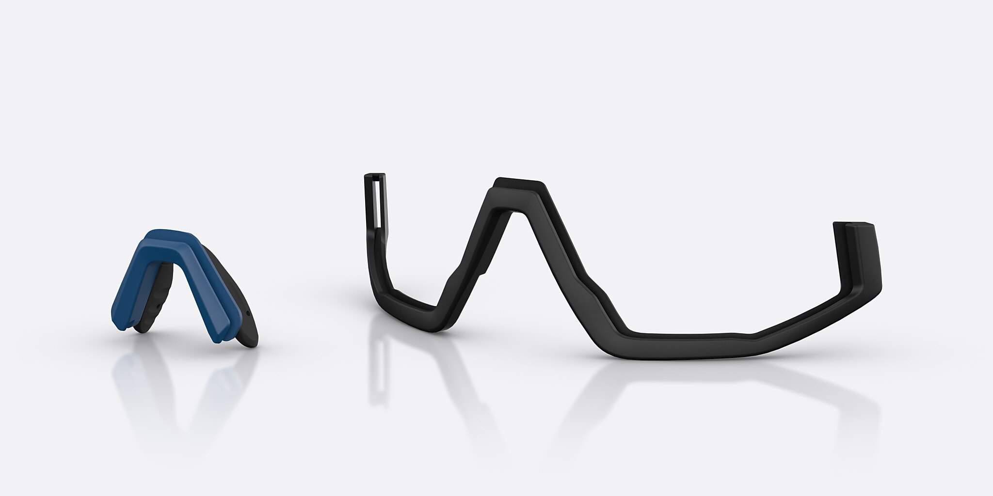 Sunglasses Bliz Fusion S (0-133) with Brown Mirror Blue lens and Matte Blue frame Image 6 of 7