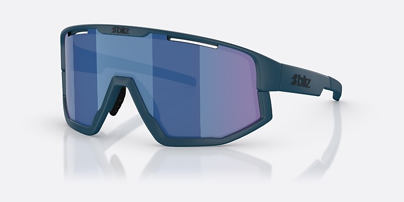 Sunglasses Bliz Fusion S (0-133) with Brown Mirror Blue lens and Matte Blue frame Image 1 of 7